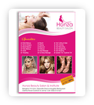 Hunza Beauty Salon - Flyer