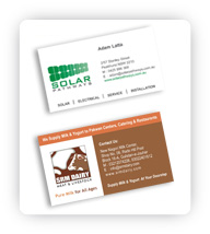 Solar Pathways & SRM Dairy Business Cards