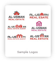 Al-Usman Real Estate Sample Logos
