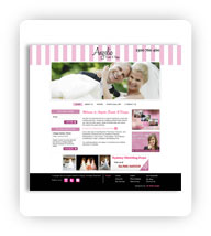 Anjelic Events & Design - Sample Web Template