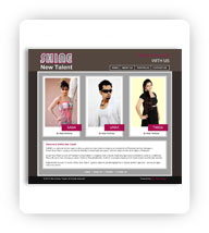 Shine New Talent - Modelling Agency Sample Web Template